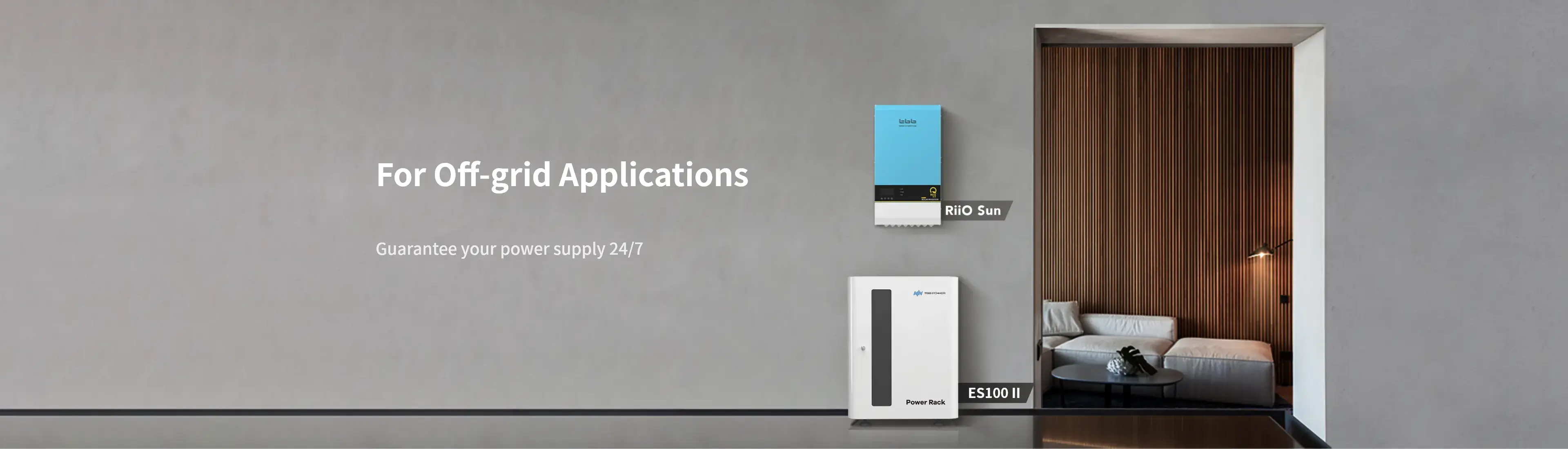 RiiO Sun solar inverter for off-grid applications